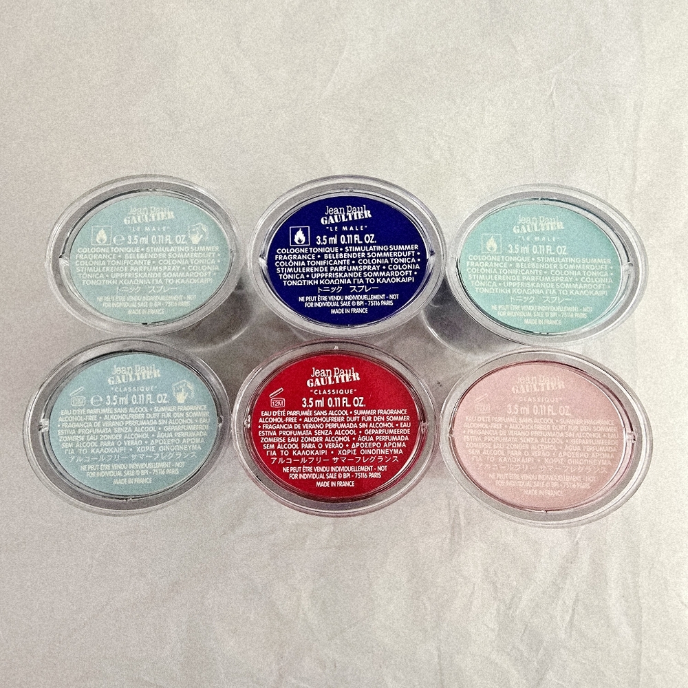 Jean Paul Gaultier Miniature Parfums Set of 6 not opened - Picture 3 of 6